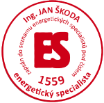 Ing. Jan Škoda energetický specialista s č. o. 1559